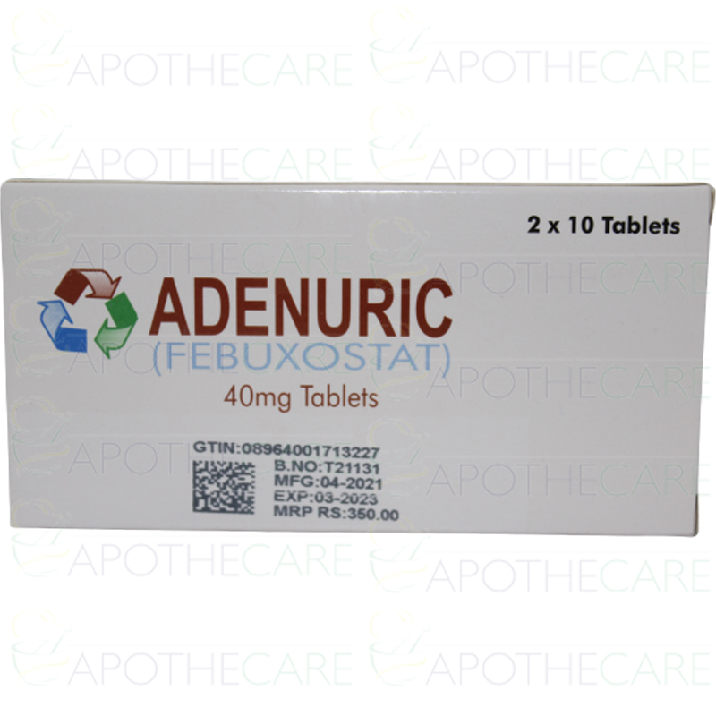 Adenuric 40mg Tablet 10 ‘S (2)