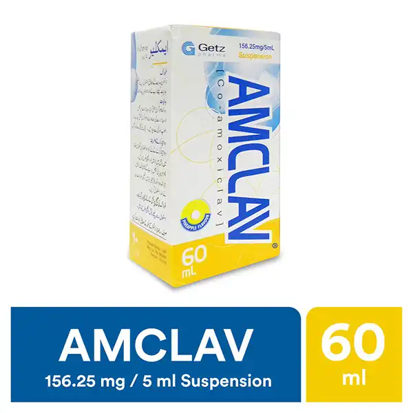 Amclav 156.25mg/5ml Suspension 60 ml (1)