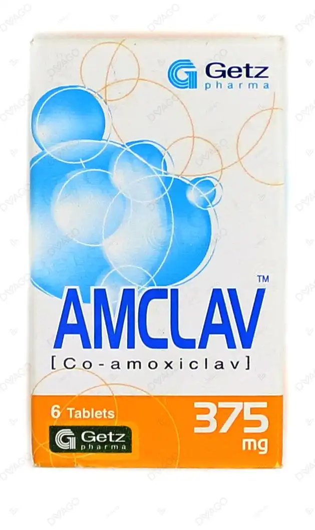Amclav 375mg Tablet 6 ‘S (1)