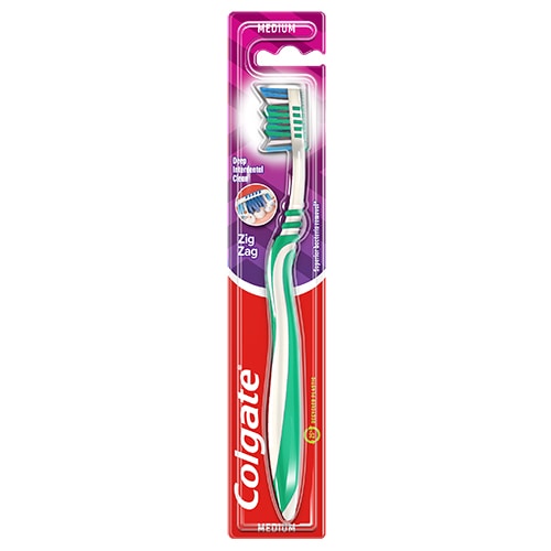 Colgate Zig Zag Toothbrush With Cap Medium Toothbrush 1 ‘S (1)