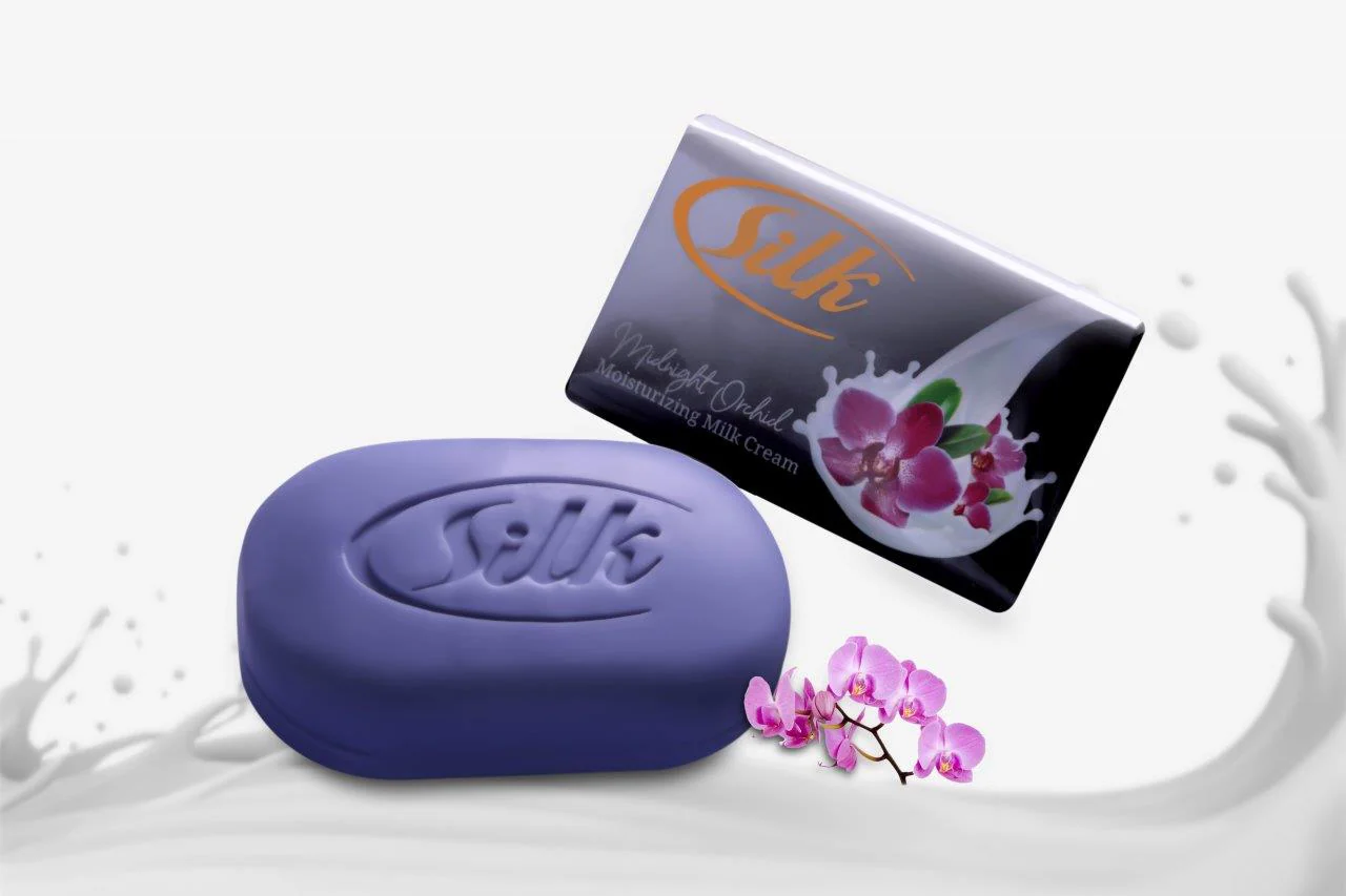 Silk Soap Midnight Orchid 100 gm (1)