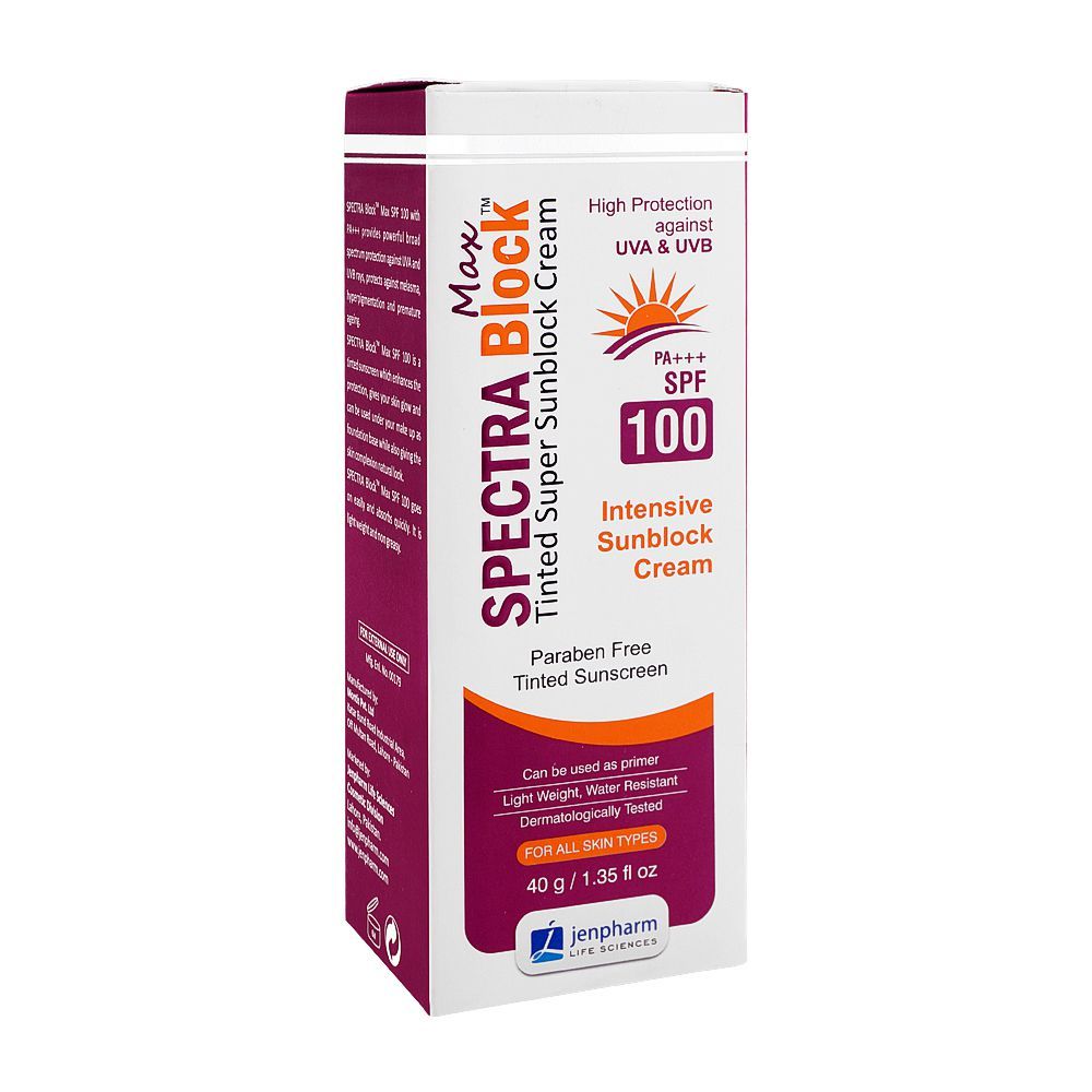 Spectra SPF100 Sunblock 1.35 fl oz Lotion 40 gm (1)