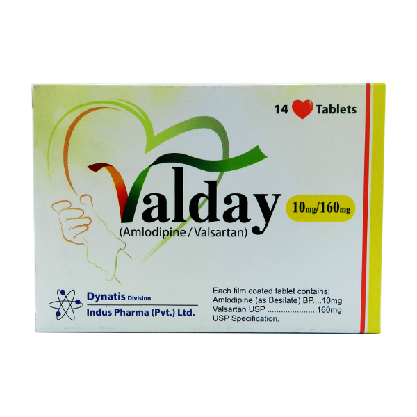 Valday 10mg/160mg Tablet 7 ‘S (2)